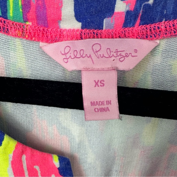 Lilly Pulitzer UPF 50+ Justina Tunic Luminescent Print Womens XS - Picture 4 of 8